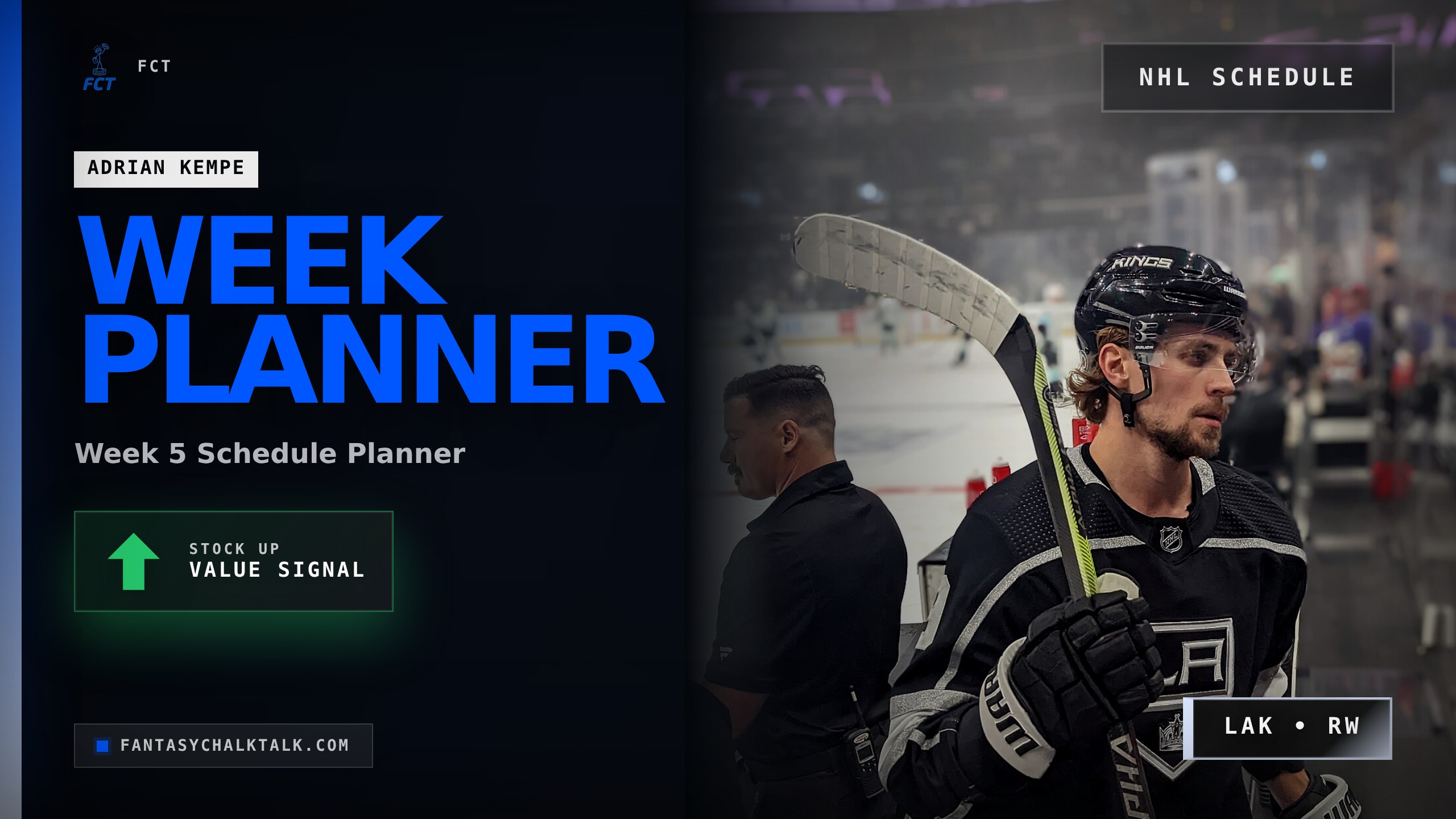 NHL Week 5 Schedule Planner: Four-Game Teams, Back-to-Backs and Returns