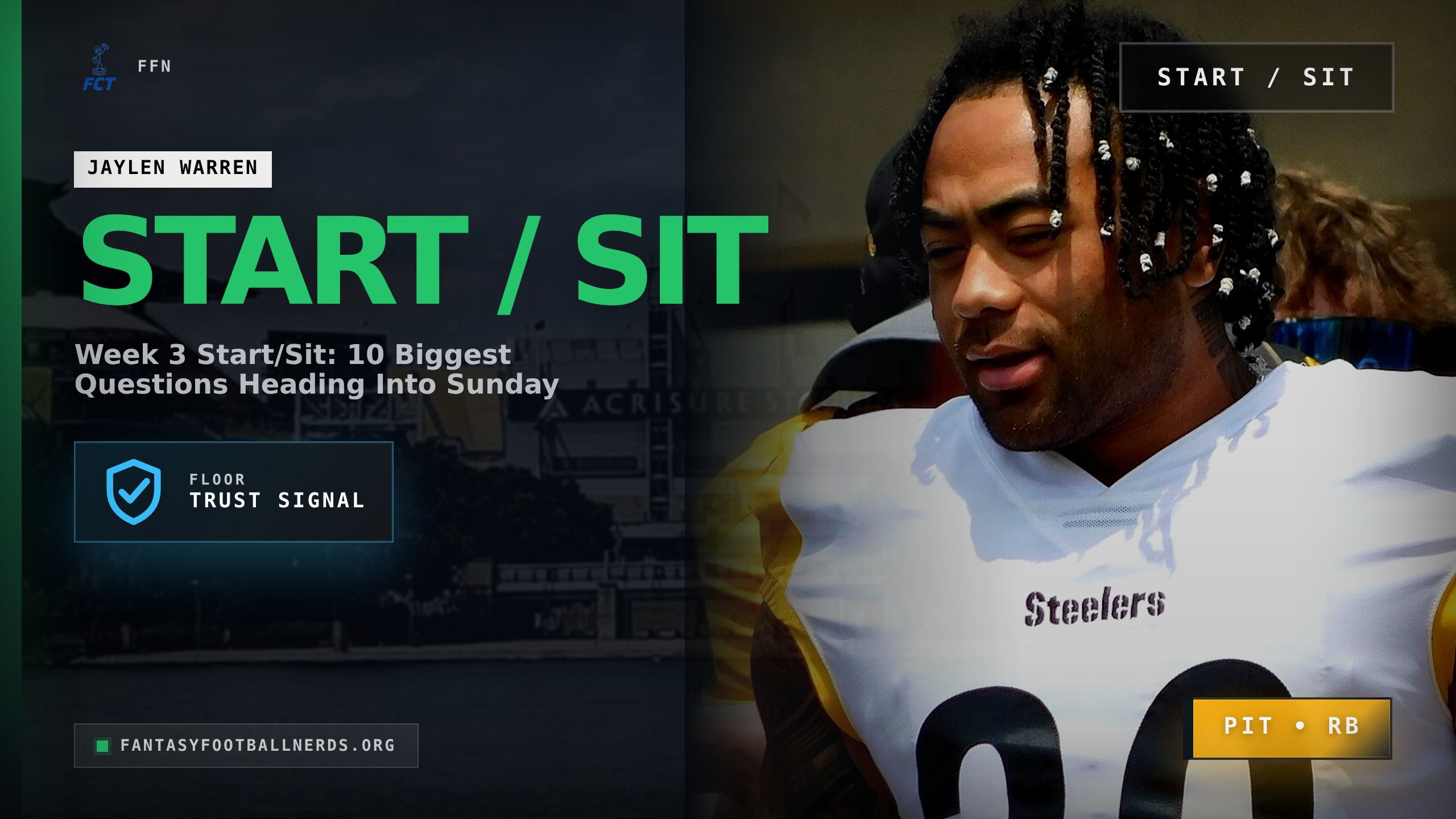 Week 3 Start/Sit: 10 Biggest Questions Heading Into Sunday