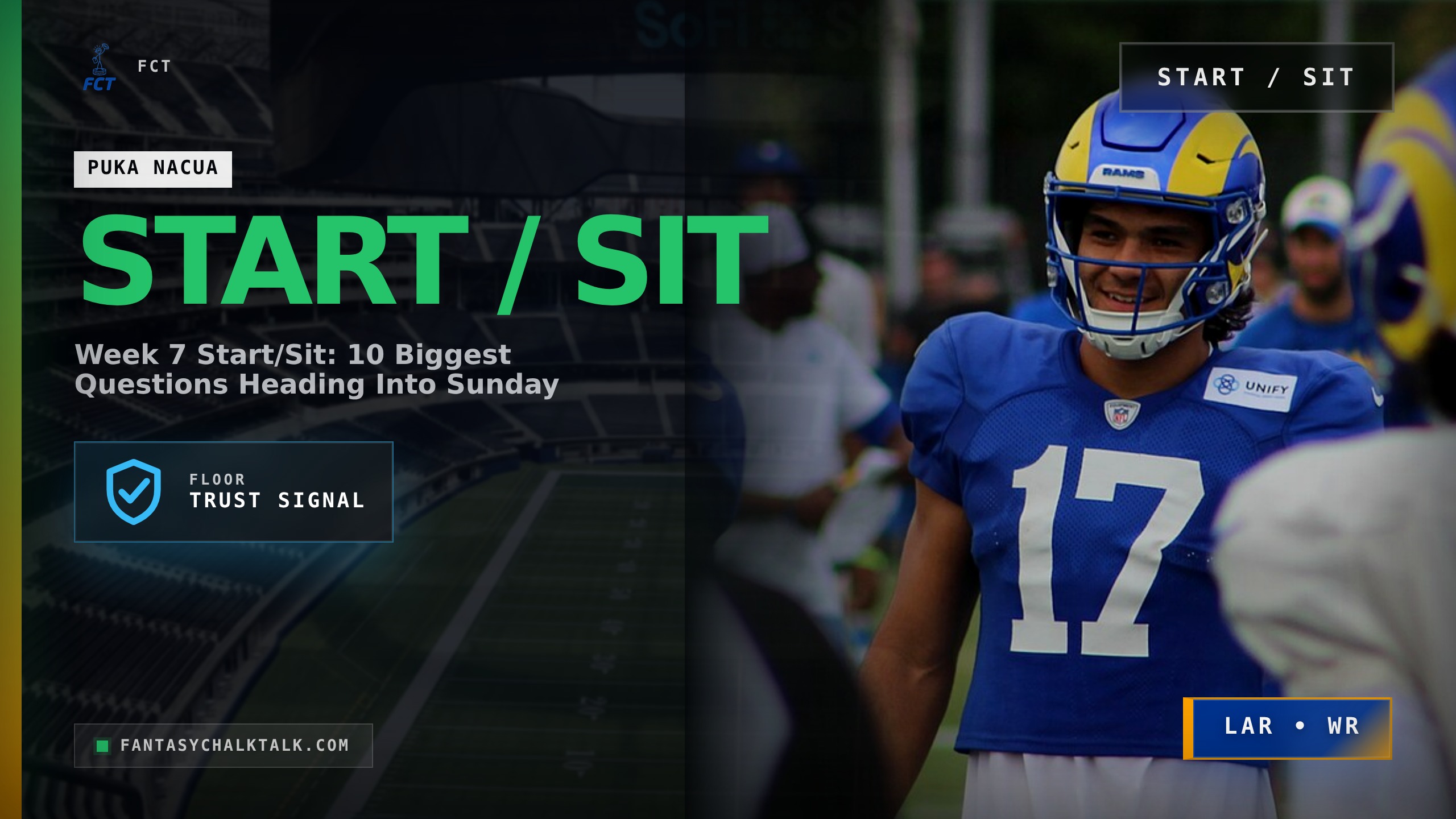 Week 7 Start/Sit: 10 Biggest Questions Heading Into Sunday